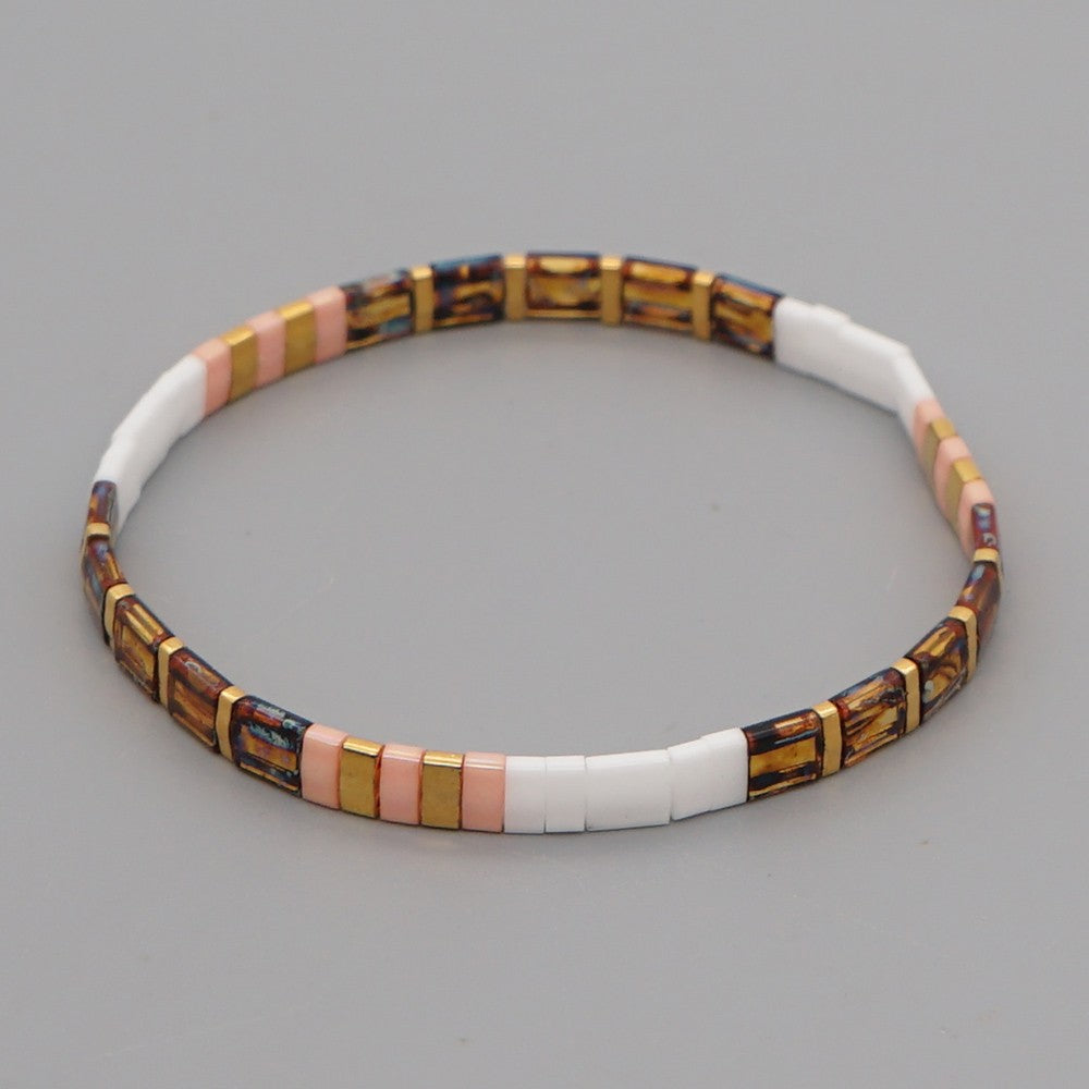 Fashion Multi-layered Tila Beads Woven Bracelet Wholesale