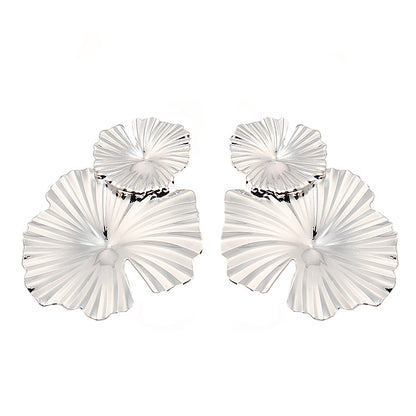 Fashion Geometric Flower Alloy Earrings Wholesale