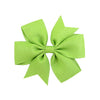 Korean Cute Style Ribbon Glitter Bow Solid Color Hair Clip Set