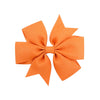 Korean Cute Style Ribbon Glitter Bow Solid Color Hair Clip Set