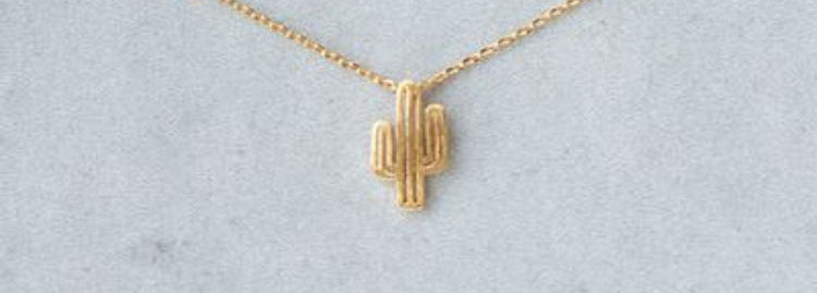 Simple Fashion Style Hollow Cactus Necklace