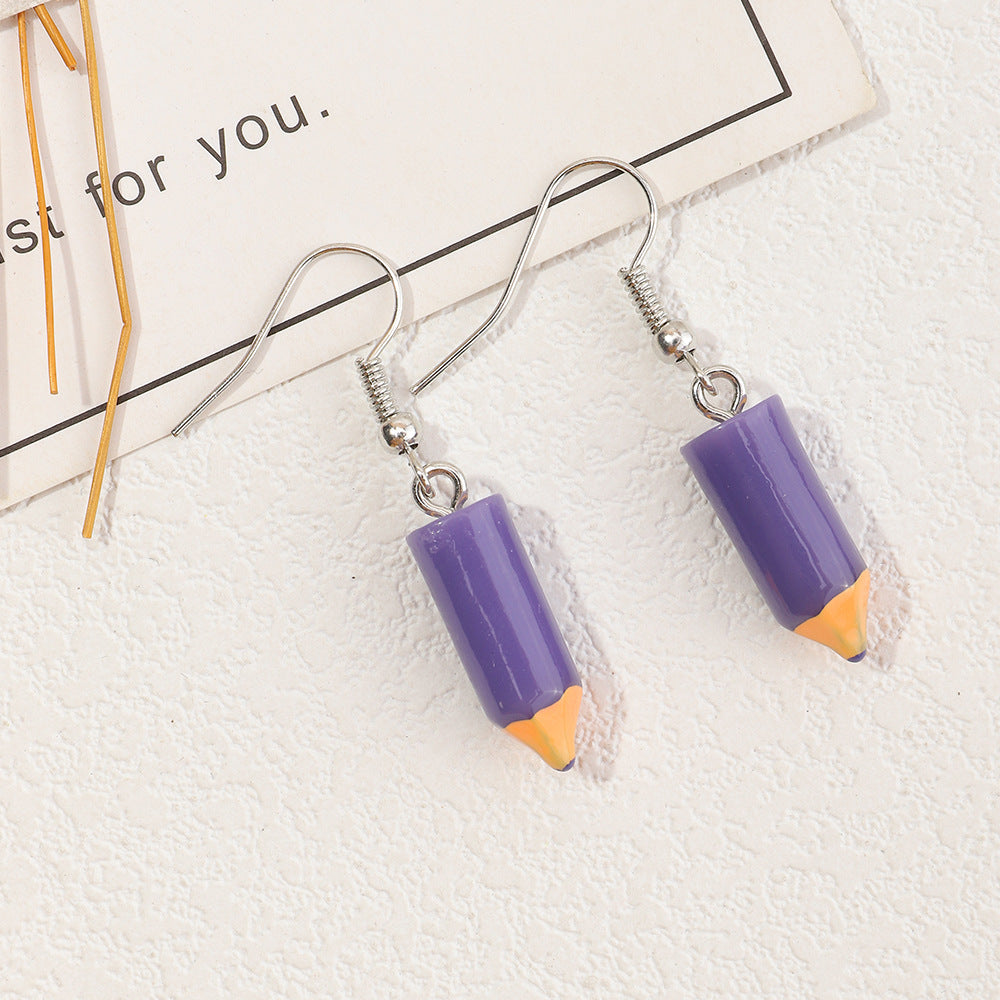 Fashion Cute Pencil Earrings Wholesale