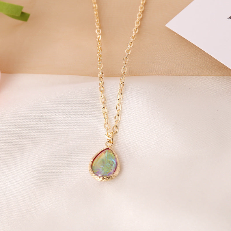 Fashion Semi-precious Stone Pendent Necklace Wholesale