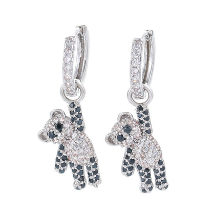 Fashion Simple Cute Cartoon Bear Earrings