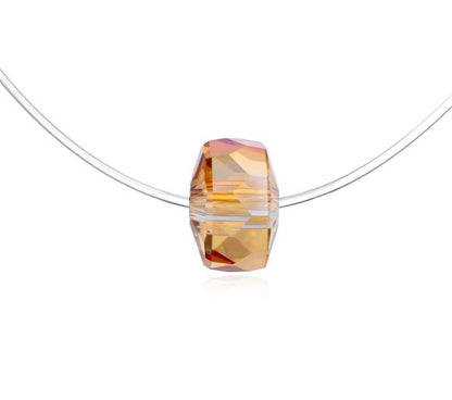 Fashion Variety Of Transparent Zircon Invisible Necklace