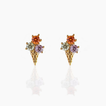 Ethnic Style Geometric Artificial Gemstones Earrings