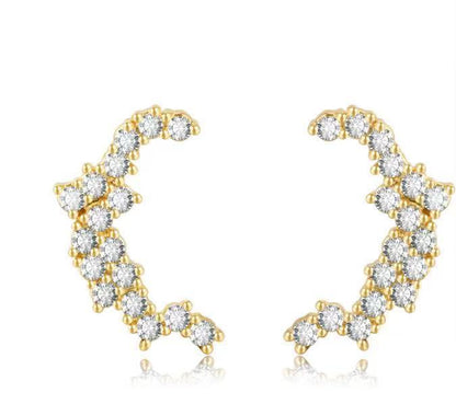Wholesale Summer Zircon Earrings 18k Gold Color-preserving Jewelry Gooddiy