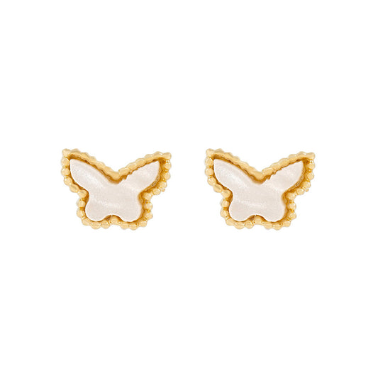 Wholesale Golden Ice Cream Color Zirconium Earrings Gooddiy