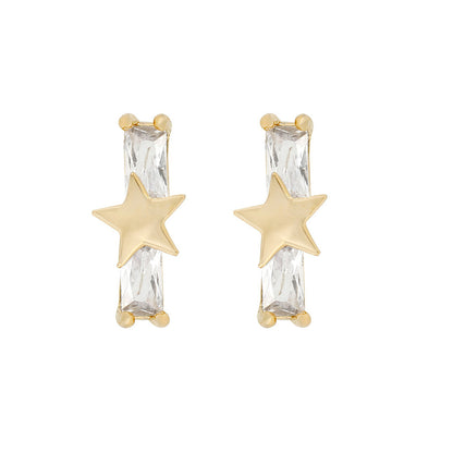 Wholesale Golden Ice Cream Color Zirconium Earrings Gooddiy