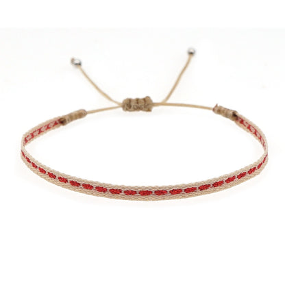 Wholesale Ethnic Style Plaid Adjustable Bracelet Gooddiy