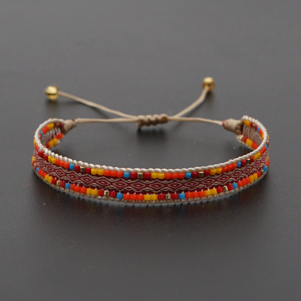 Wholesale Jewelry Ethnic Style Color Miyuki Beads Woven Bracelet Gooddiy