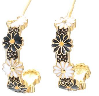 Gooddiy Korean Style Small Daisy Flower Earrings Wholesale Jewelry