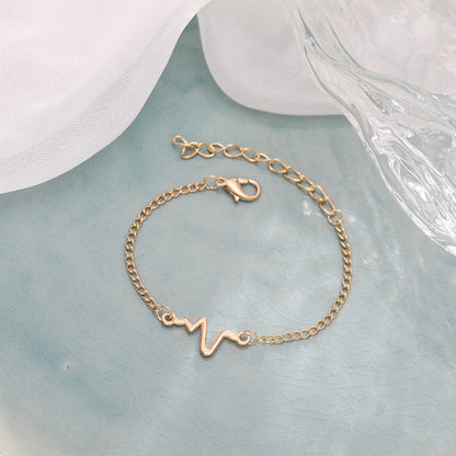 Wholesale Jewelry Simple Lightning Wave Bracelet Gooddiy