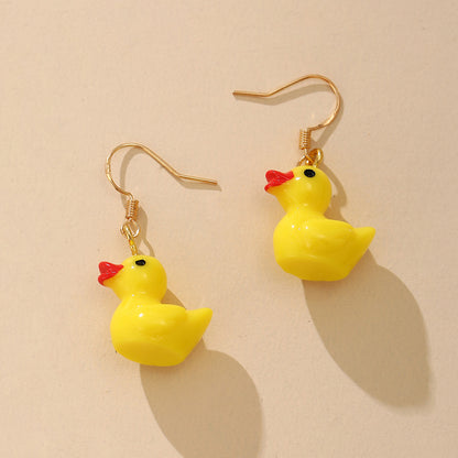 Fashion Duck No Inlaid Earrings