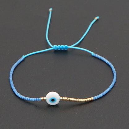 Wholesale Jewelry Simple Hand-woven Glass Rice Bead Bracelet Gooddiy