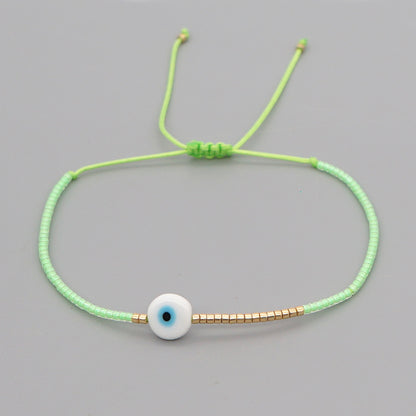 Wholesale Jewelry Simple Hand-woven Glass Rice Bead Bracelet Gooddiy