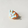 Wholesale  Cartoon Crown Cute Little Yellow Duck Cloud Multi-color Resin Ring