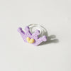 Wholesale  Cartoon Crown Cute Little Yellow Duck Cloud Multi-color Resin Ring