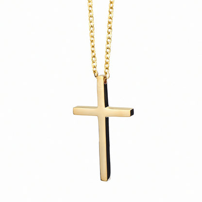 Wholesale Jewelry Cross Pendant Titanium Steel Necklace Gooddiy