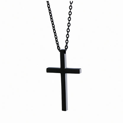 Wholesale Jewelry Cross Pendant Titanium Steel Necklace Gooddiy