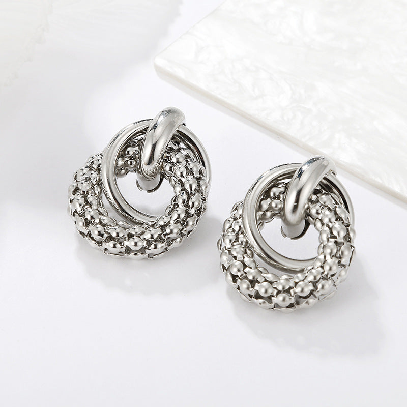 Ethnic Style Geometric Plating Alloy No Inlaid Earrings