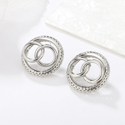 Ethnic Style Geometric Plating Alloy No Inlaid Earrings