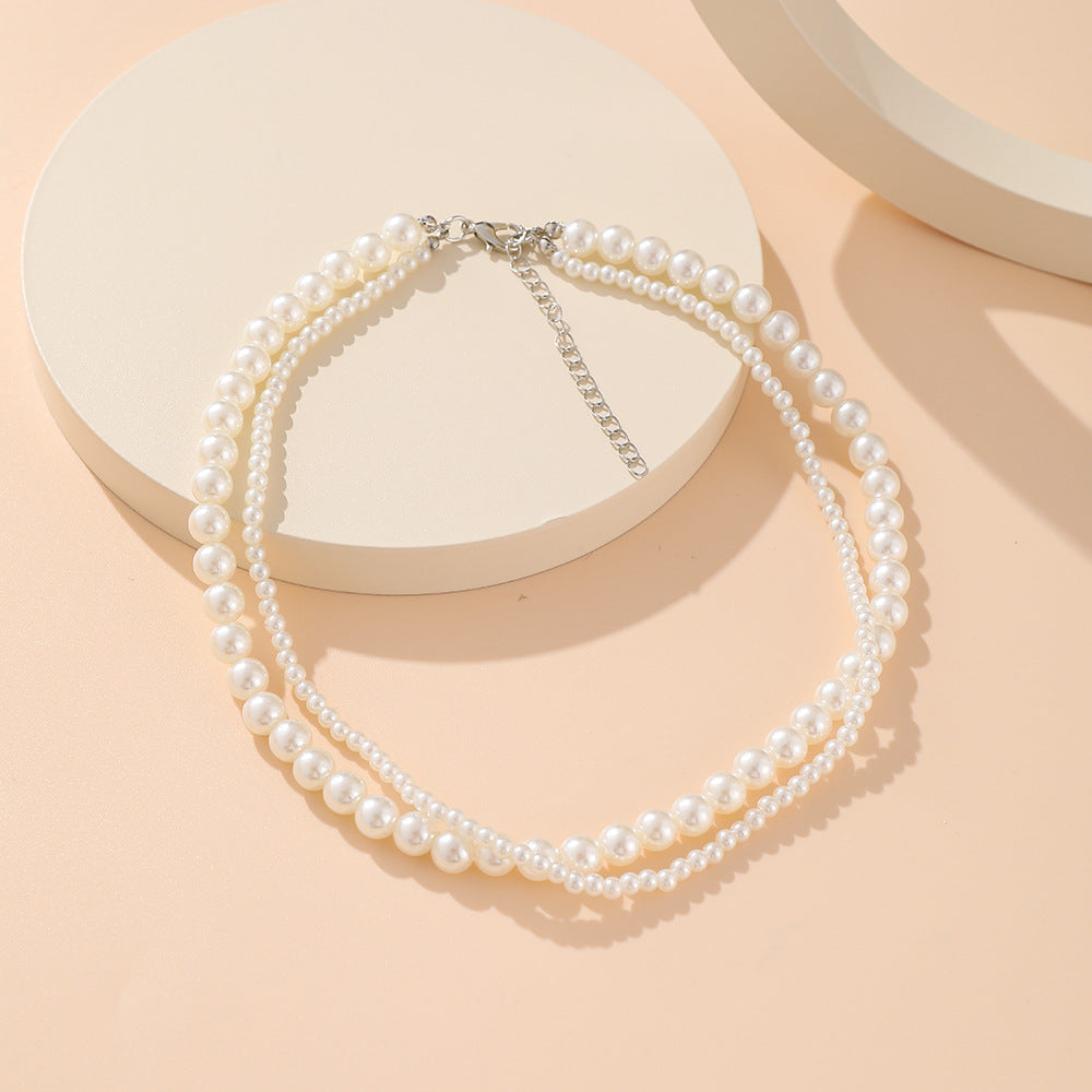 Retro Double-layer Pearl Creative Simple Design Necklace Wholesale Gooddiy