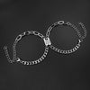 Stainless Steel Sun Moon Letter Simple Couple Bracelet A Pair Jewelry Wholesale Gooddiy