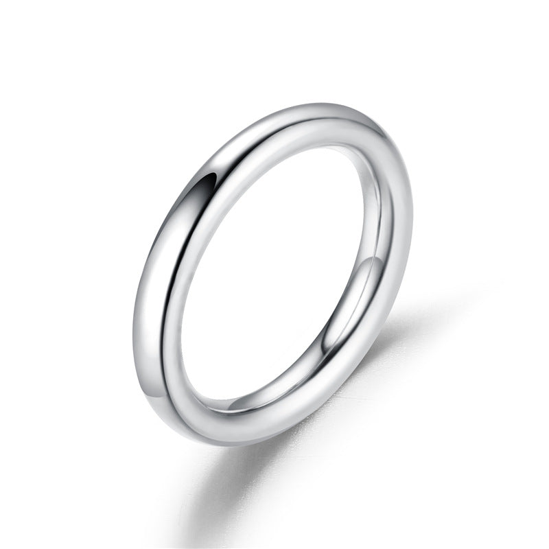 Korean Popular Stainless Steel Round Ring Wholesale Gooddiy