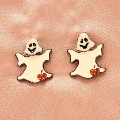 Halloween Skull Pumpkin Lantern Bat Earrings Wholesale Gooddiy