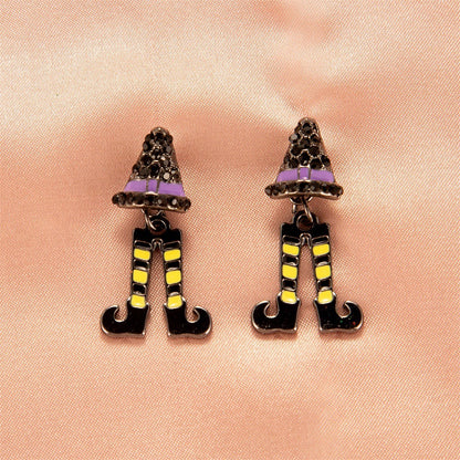 Halloween Skull Pumpkin Lantern Bat Earrings Wholesale Gooddiy