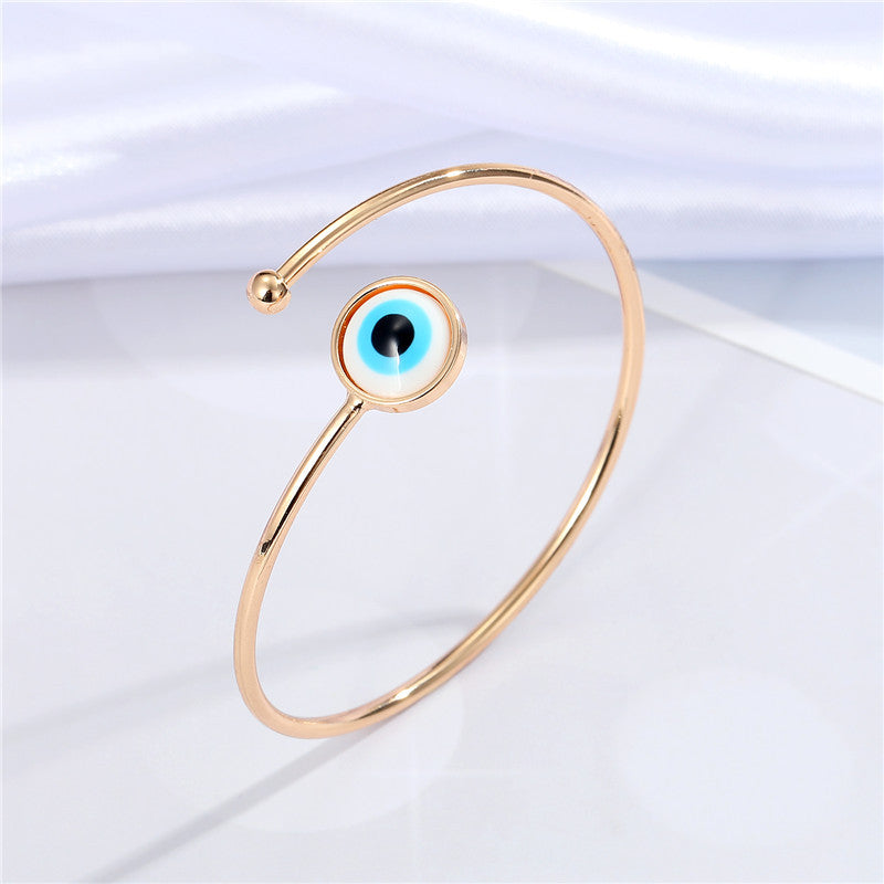 Wholesale Jewelry Multicolor Devil's Eye Open Bracelet Gooddiy