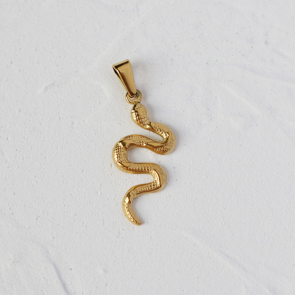 304 Stainless Steel 18K Gold Plated Animal