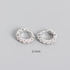 S925 Sterling Silver Geometric Diamond Ear Clip Wholesale Hello Jewelry