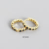 S925 Sterling Silver Geometric Diamond Ear Clip Wholesale Hello Jewelry