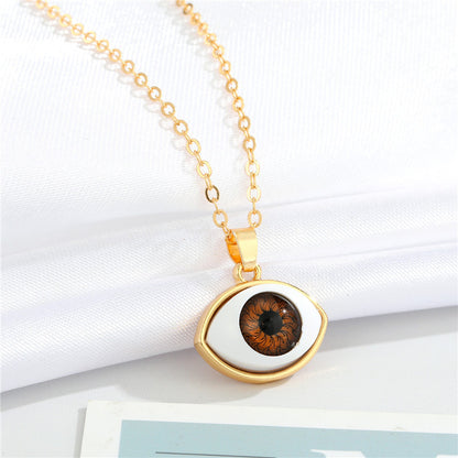 Wholesale Jewelry Fashion Eye Alloy Necklace