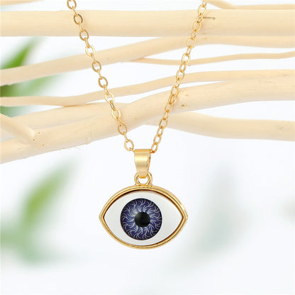 Wholesale Jewelry Fashion Eye Alloy Necklace