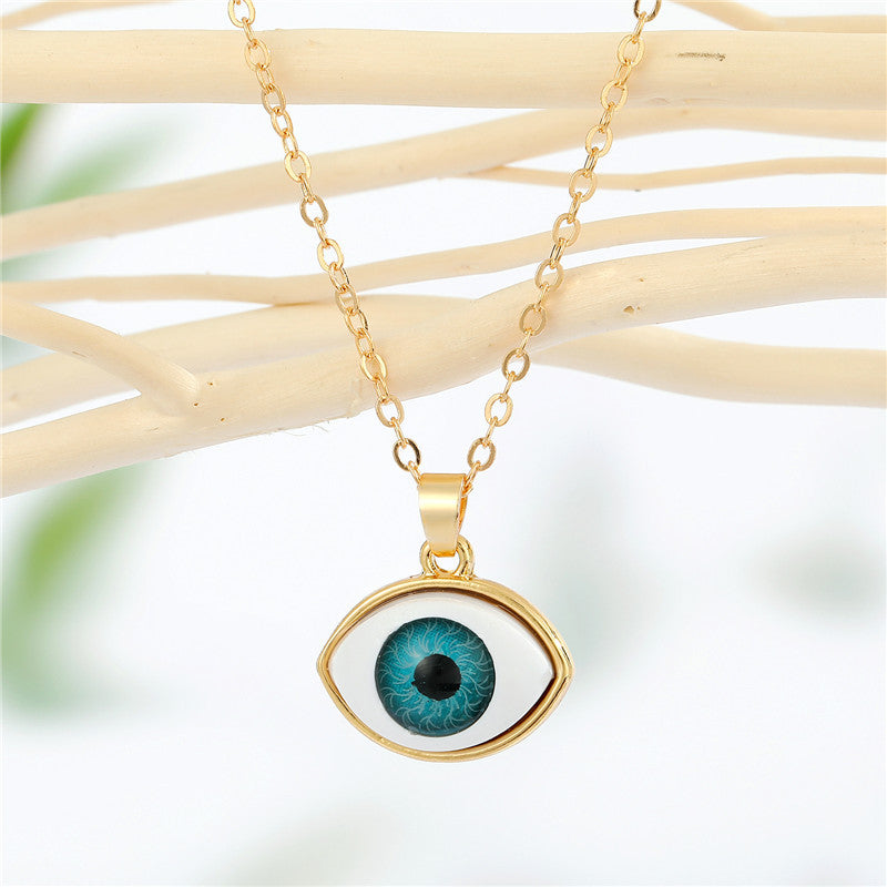 Wholesale Jewelry Fashion Eye Alloy Necklace