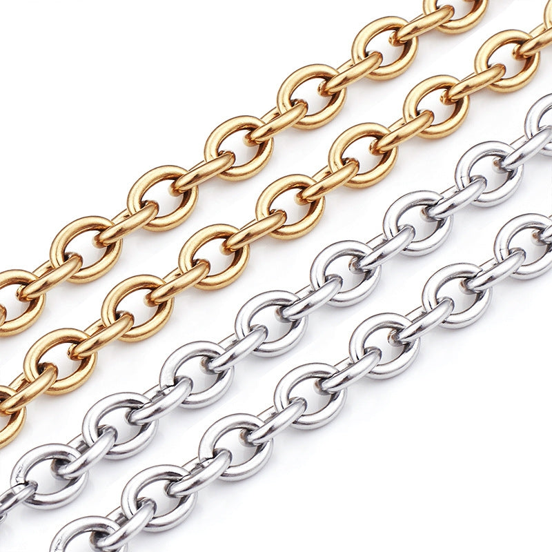 Fashion Stainless Steel O-chain Necklace Wholesale Gooddiy