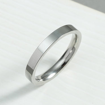 Simple Titanium Steel Glossy Fine Ring Wholesale Gooddiy