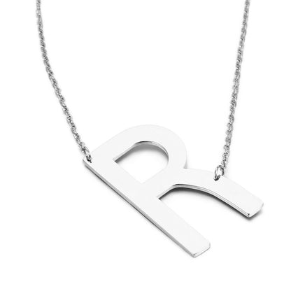 Fashion Simple 26 English Letter Stainless Steel Necklace Wholesale Gooddiy