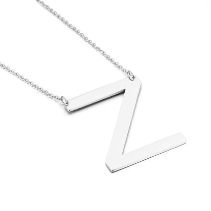 Fashion Simple 26 English Letter Stainless Steel Necklace Wholesale Gooddiy