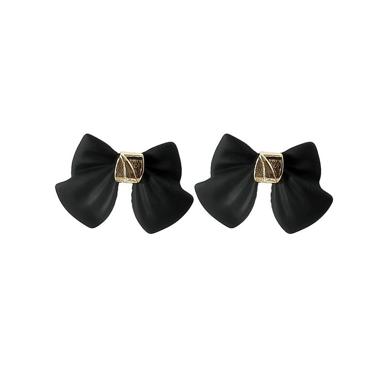 Fashion Bow Knot No Inlaid Earrings Ear Studs