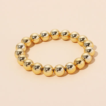 Ig Style Simple Style Alloy Beaded Unisex Bracelets