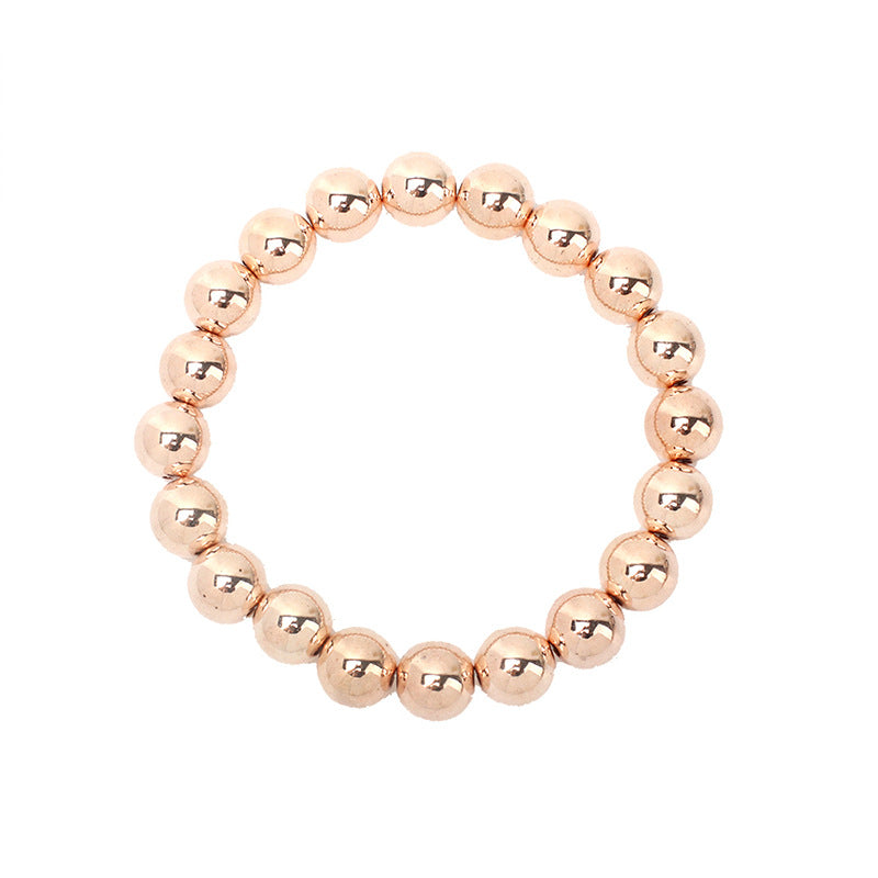 Ig Style Simple Style Alloy Beaded Unisex Bracelets