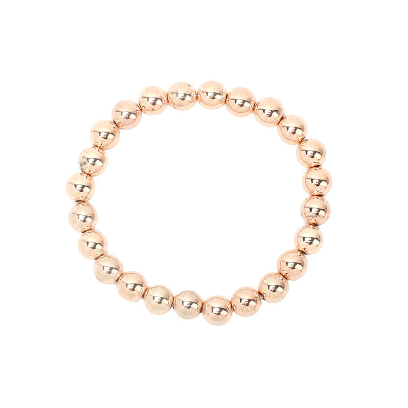 Ig Style Simple Style Alloy Beaded Unisex Bracelets