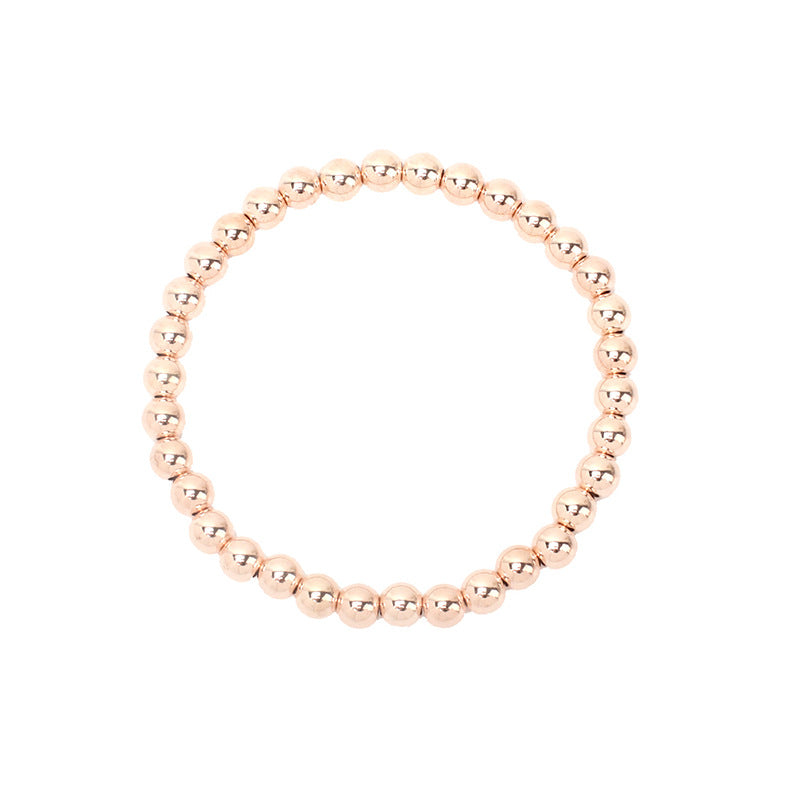 Ig Style Simple Style Alloy Beaded Unisex Bracelets