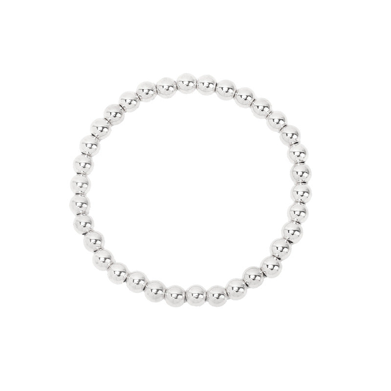 Ig Style Simple Style Alloy Beaded Unisex Bracelets