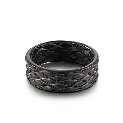 Fashion Fashion Titanium Steel Fish Pattern Ring Wholesale Gooddiy