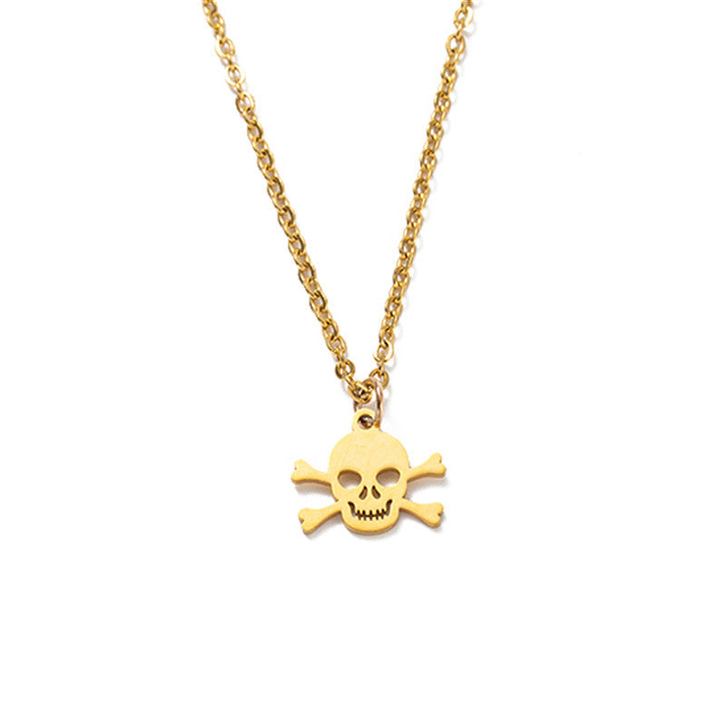 Fashion Skull Stainless Steel Necklace